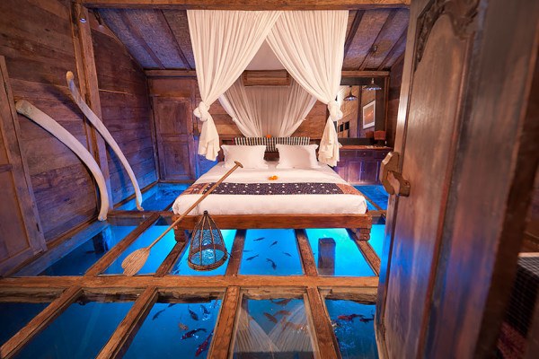 2. The Glass Floor Udang House, Bali, Indonesia