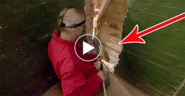 VIDEO: Vaata, mille see mees seina seest leidis - pole just igapäevane leid