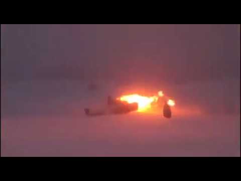 VIDEO: UHH - Venemaal lagunes pommitaja maandumisel juppideks ning seejärel plahvatas
