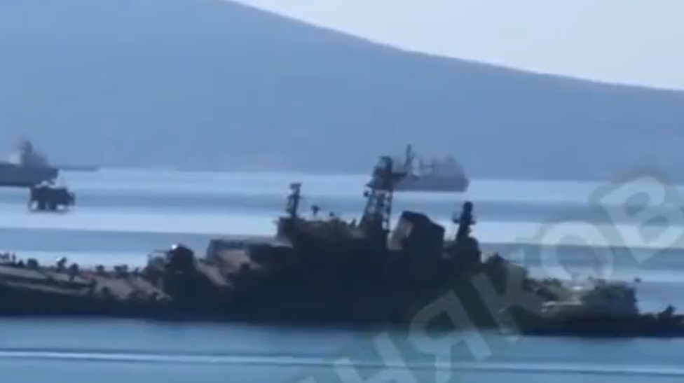 Ukraina meredrooni rünnakus Novorossiiski sadamale sai viga Vene sõjalaev