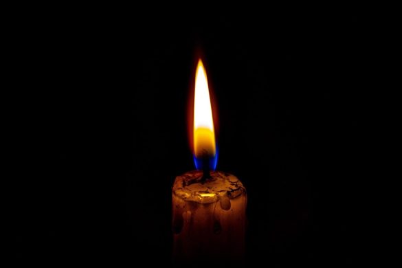 candle, light, burning, black candle, black candles