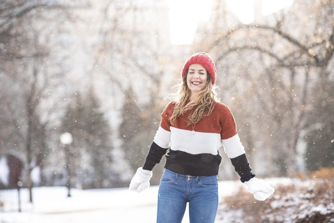 woman, nature, model, portrait, pose, style, fashion, posing, young woman, girl, modeling, female, woman portrait, snow, happy