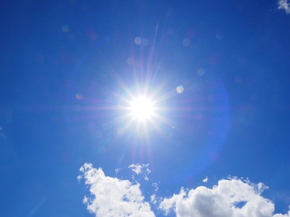 clouds, heaven, blue, white, summer day, sunny day, sunny, sun, sunbeams, beautiful day, summer, fair weather clouds, nature, cumulus humilis, cumulus mediocris, cumulus, cumulus cloud